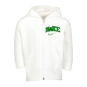 Lucky Luxury Clover Toddler Zip Fleece Hoodie