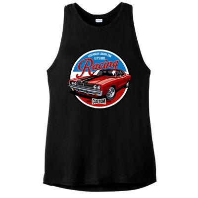 Legendary Luxury Car Ladies PosiCharge Tri-Blend Wicking Tank