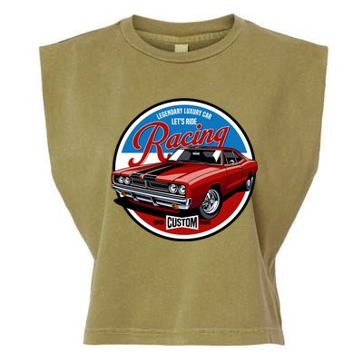 Legendary Luxury Car Garment-Dyed Women's Muscle Tee