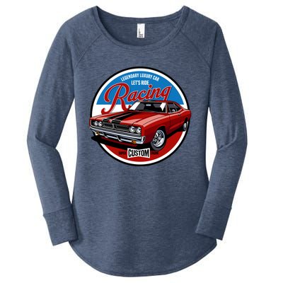 Legendary Luxury Car Women's Perfect Tri Tunic Long Sleeve Shirt