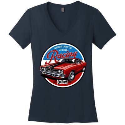 Legendary Luxury Car Women's V-Neck T-Shirt