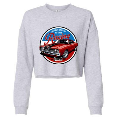 Legendary Luxury Car Cropped Pullover Crew