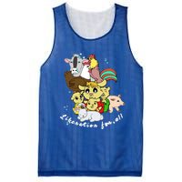 Liberation Ll Cute Farm Animals Vegan Vegetarian Love Gift Mesh Reversible Basketball Jersey Tank