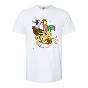 Liberation Ll Cute Farm Animals Vegan Vegetarian Love Gift Softstyle CVC T-Shirt