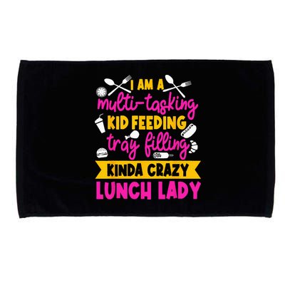 Lunch Lady Cafeteria School Food Service Crew Kitchen Staff Microfiber Hand Towel