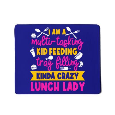 Lunch Lady Cafeteria School Food Service Crew Kitchen Staff Mousepad