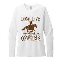 Long Live Country Cowgirls Howdy Rodeo Western Womens CVC Long Sleeve Shirt