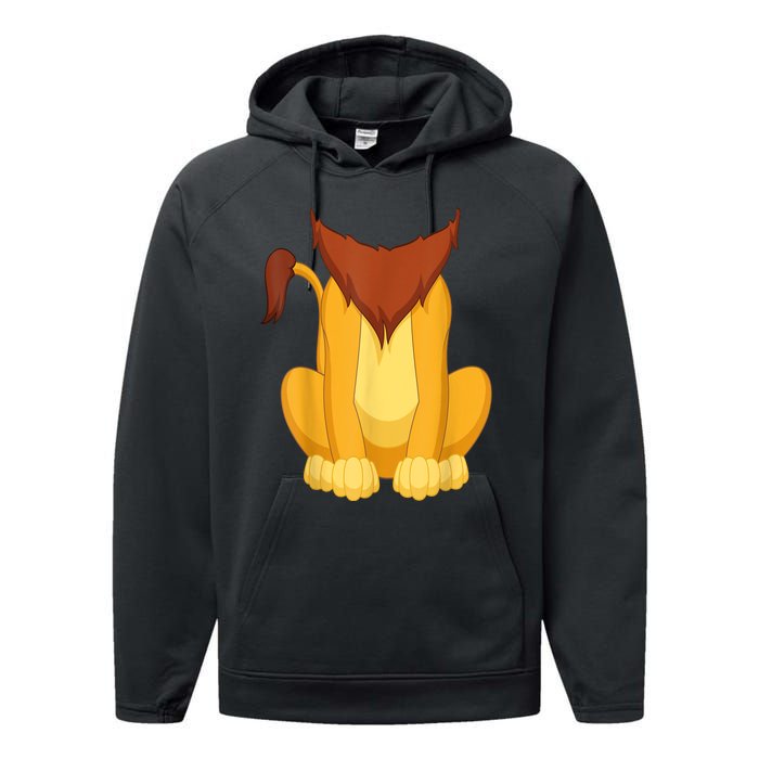 Lion Lion Costume Performance Fleece Hoodie