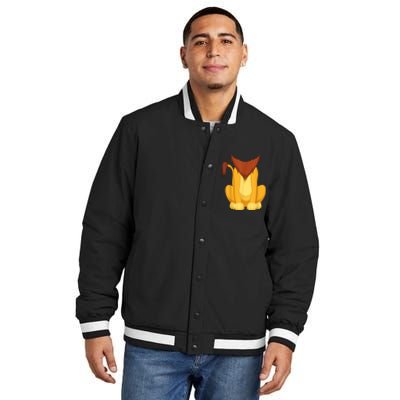 Lion Lion Costume Insulated Varsity Jacket