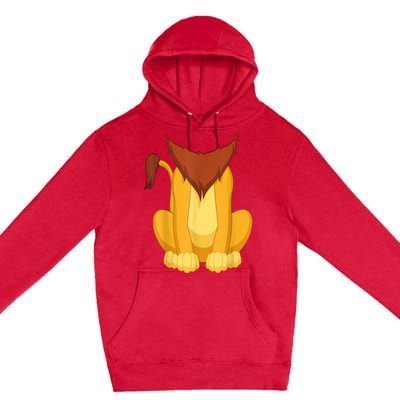 Lion Lion Costume Premium Pullover Hoodie