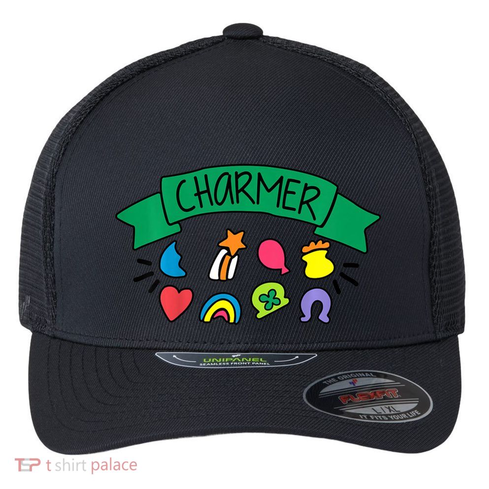 Lucky Luck Charm Charmer St PatrickS Day Gift Flexfit Unipanel Trucker Cap