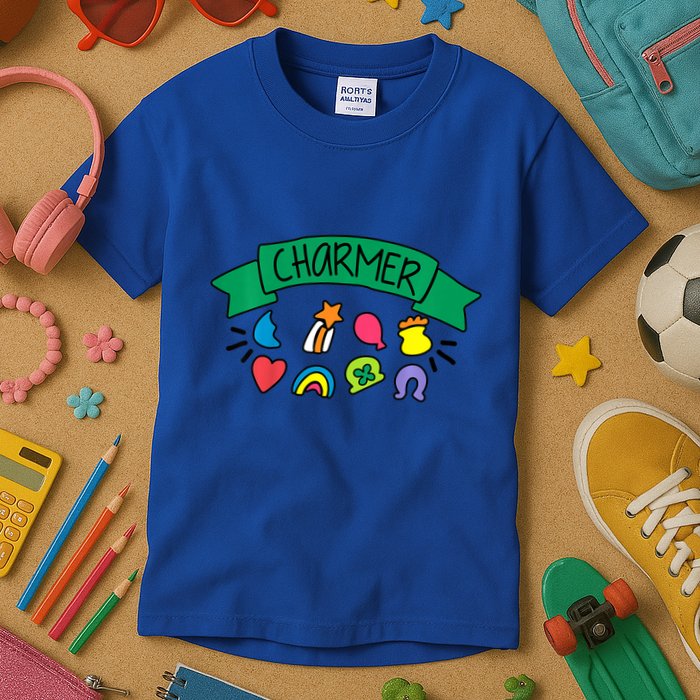 Lucky Luck Charm Charmer St PatrickS Day Gift Kids T-Shirt