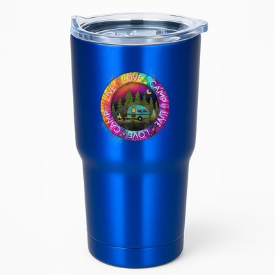 Live Love Camp Life Camping Trip Camping Outfit Happy Camper Gift Tumbler