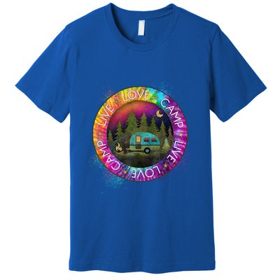 Live Love Camp Life Camping Trip Camping Outfit Happy Camper Gift Premium T-Shirt