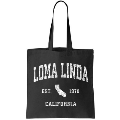 Loma Linda California Ca Vintage Athletic Sports Bag