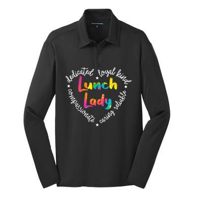 Lunch Lady Cafeteria Worker Dinner Lady Cook Job Profession Silk Touch Performance Long Sleeve Polo