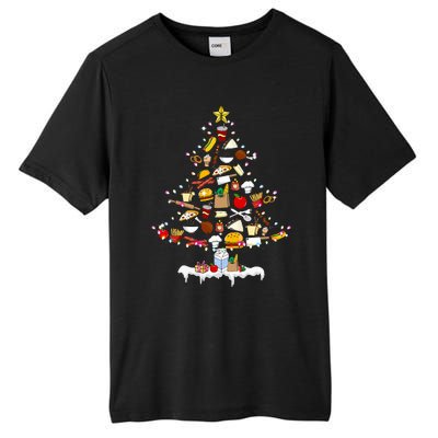 Lunch Lady Christmas Tree Merry Christmas Cafeteria Crew Tall Fusion ChromaSoft Performance T-Shirt