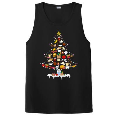 Lunch Lady Christmas Tree Merry Christmas Cafeteria Crew PosiCharge Competitor Tank