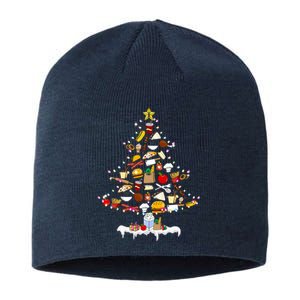 Lunch Lady Christmas Tree Merry Christmas Cafeteria Crew Sustainable Beanie