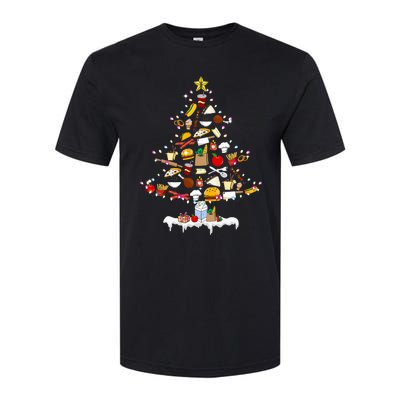 Lunch Lady Christmas Tree Merry Christmas Cafeteria Crew Softstyle CVC T-Shirt