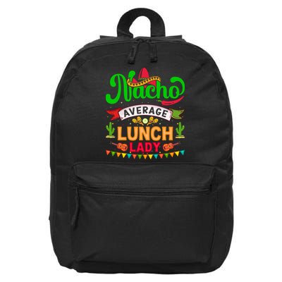 Lunch Lady Cinco De Mayo T 16 in Basic Backpack