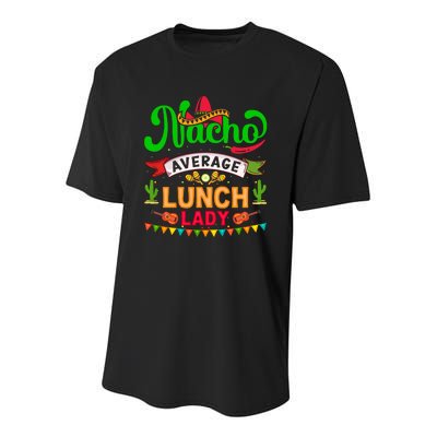 Lunch Lady Cinco De Mayo T Youth Performance Sprint T-Shirt