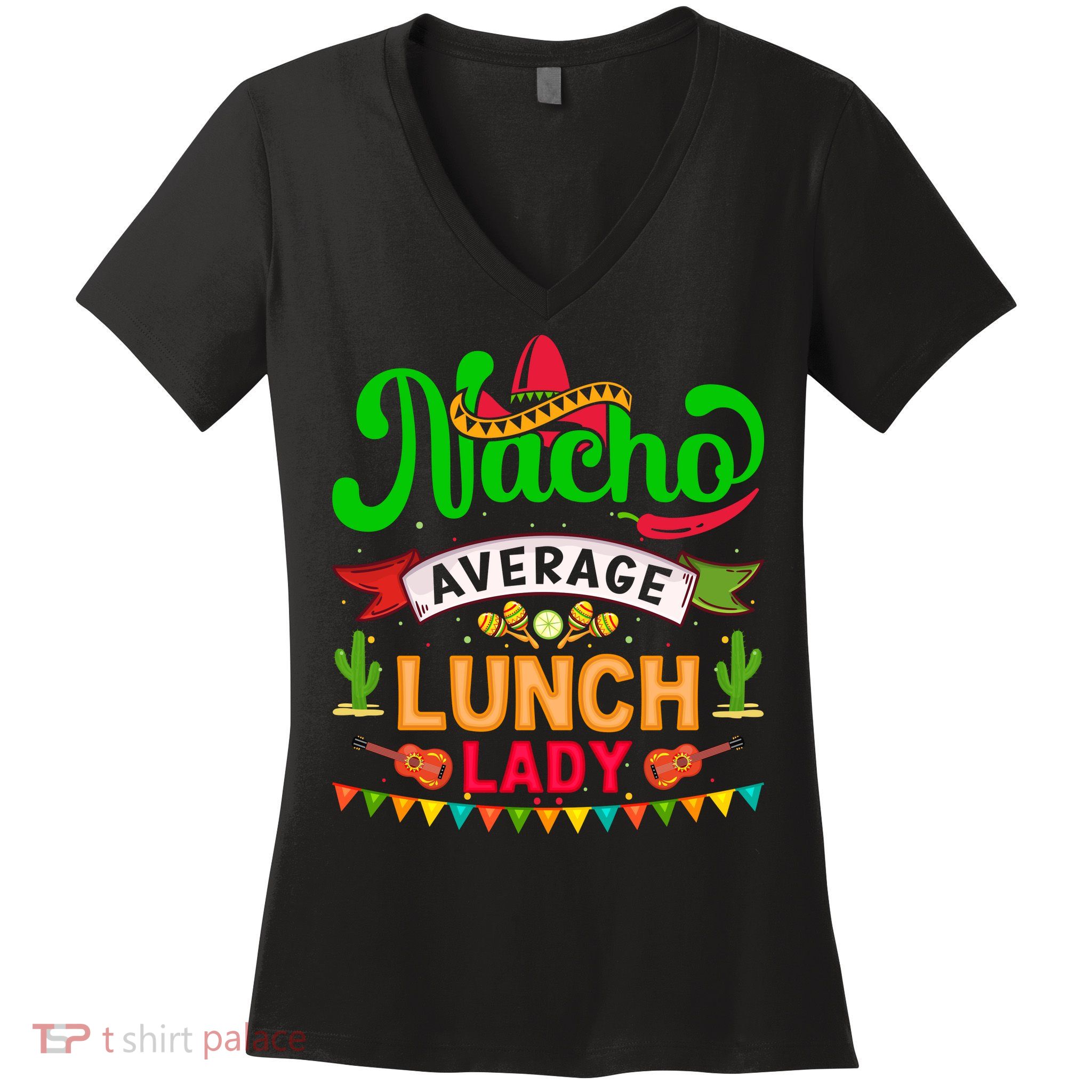 Lunch Lady Cinco De Mayo T Women's V-Neck T-Shirt
