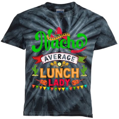 Lunch Lady Cinco De Mayo T Kids Tie-Dye T-Shirt