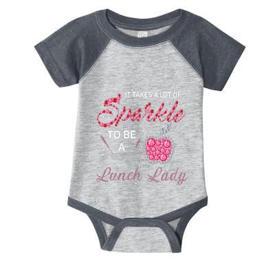 Lunch Lady Cafeteria Worker Takes Sparkle Gift Infant Baby Jersey Bodysuit