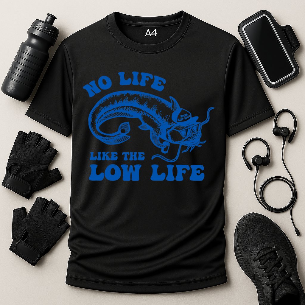 Low Life Catfish Cooling Performance Crew T-Shirt