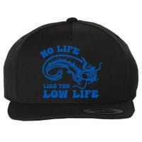 Low Life Catfish Wool Snapback Cap