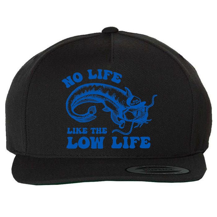 Low Life Catfish Wool Snapback Cap
