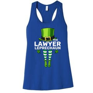 Lawyer Leprechaun Costume Gift Cute Gift Matching Family Gift Women's Racerback Tank