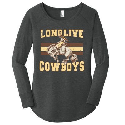 Long Live Cowboys Western Women's Perfect Tri Tunic Long Sleeve Shirt