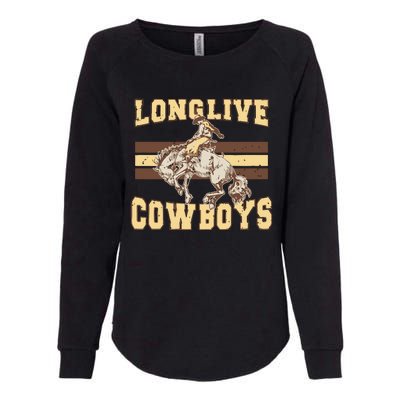 Long Live Cowboys Western Womens California Wash Sweatshirt