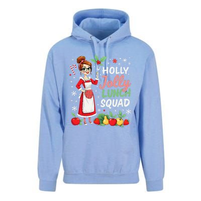 Lunch Lady Christmas Woman Funny Jolly Lunch Squad Funny Unisex Surf Hoodie