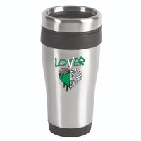 Loser Lover Dripping Heart Pine Green 3s 16oz Travel Tumbler