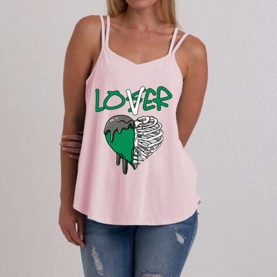 Loser Lover Dripping Heart Pine Green 3s Women's Strappy Tank