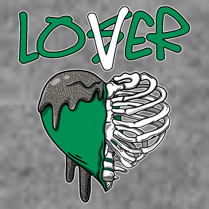 Loser Lover Dripping Heart Pine Green 3s Sustainable Beanie
