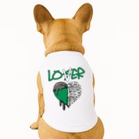 Loser Lover Dripping Heart Pine Green 3s Doggie Tank