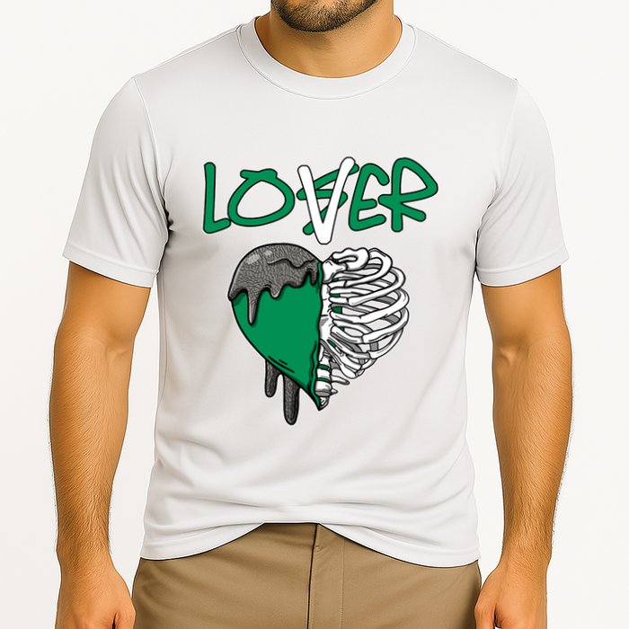 Loser Lover Dripping Heart Pine Green 3s Performance Shirt