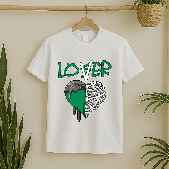 Loser Lover Dripping Heart Pine Green 3s T-Shirt