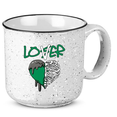 Loser Lover Dripping Heart Pine Green 3s 15oz Campfire Ceramic Mug