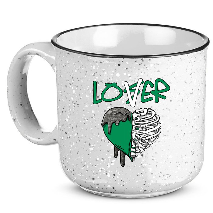 Loser Lover Dripping Heart Pine Green 3s 15oz Campfire Ceramic Mug