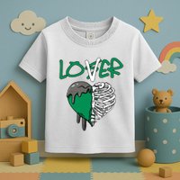 Loser Lover Dripping Heart Pine Green 3s Toddler T-Shirt