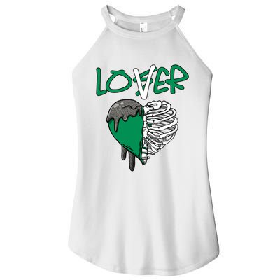 Loser Lover Dripping Heart Pine Green 3s Women’s Perfect Tri Rocker Tank