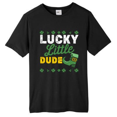 Lucky Little Dude Funny St Patricks Day Gift Tall Fusion ChromaSoft Performance T-Shirt