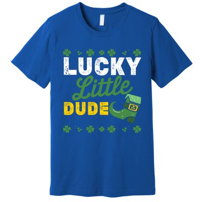 Lucky Little Dude Funny St Patricks Day Gift Premium T-Shirt