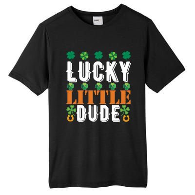 Lucky Little Dude Funny St Patrick' Day Gift Tall Fusion ChromaSoft Performance T-Shirt