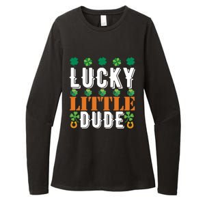 Lucky Little Dude Funny St Patrick' Day Gift Womens CVC Long Sleeve Shirt